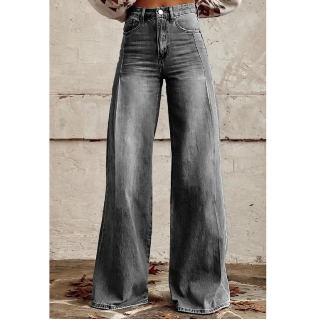 Jilian | Women's High-Waisted Jeans | Wide-Leg